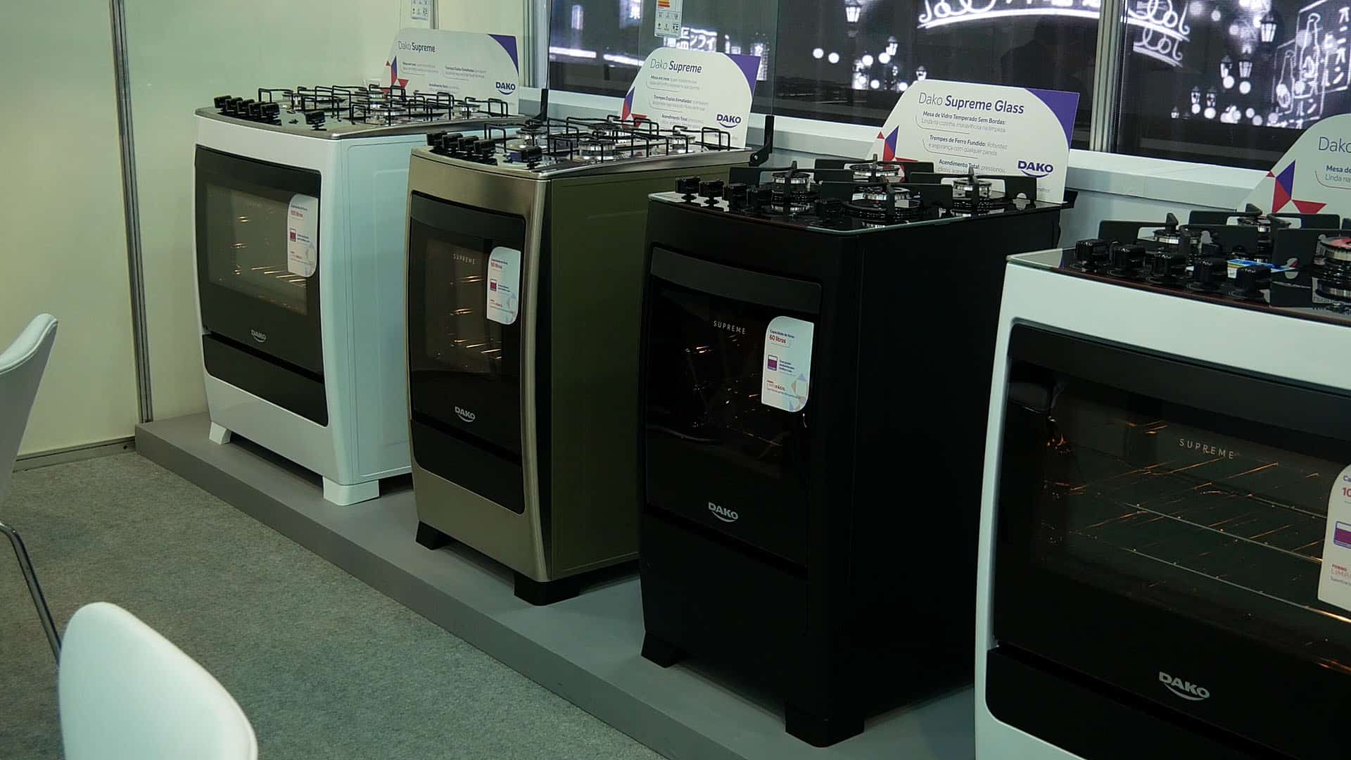 Atlas Eletrodomésticos apresenta novas linhas de fogões na Eletrolar Show