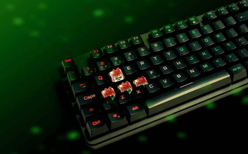 Warrior lança Teclado Gamer Mecânico com Switch Outemu Red