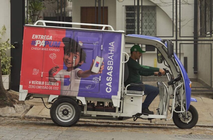  Casas Bahia aposta em tuk tuks elétricos como mais uma iniciativa de redução de CO2 no meio ambiente