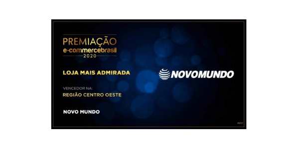 Novo Mundo recebe Premiação e-commerce Brasil 2020