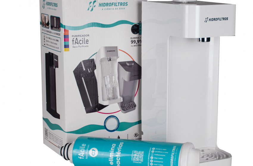 Purificador com ação bacteriológica