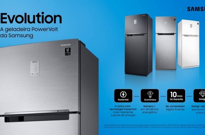 Samsung Evolution: conheça o poder da resistência com as novas geladeiras com tecnologia PowerVolt