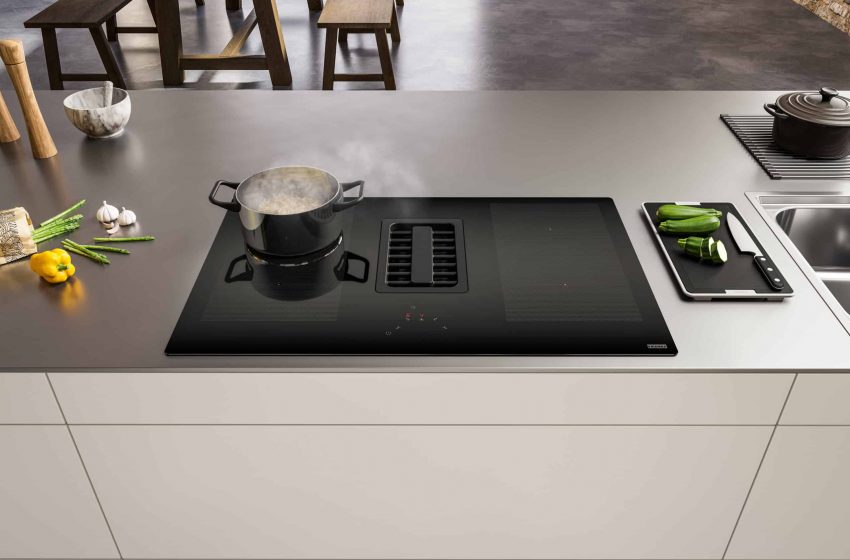  Franke lança a Extractor Mythos – Integração do cooktop de indução com coifa