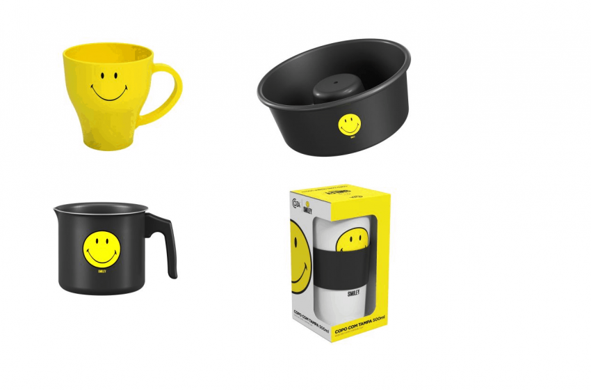  Brinox e Coza lançam nova linha de utensílios domésticos em parceria com a Smiley®