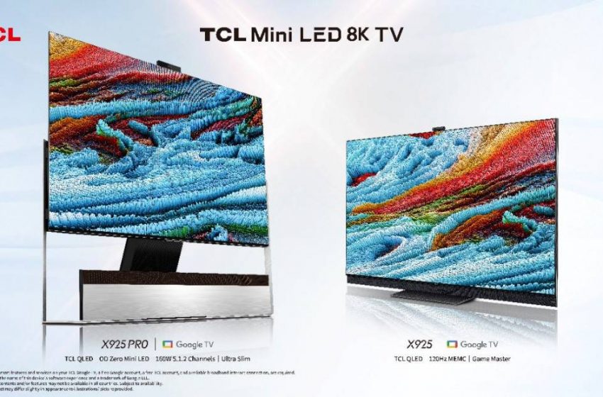  TCL lança Mini LED TVs Premium com desempenho 8K