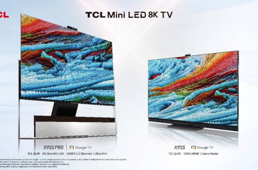 TCL lança Mini LED TVs Premium com desempenho 8K