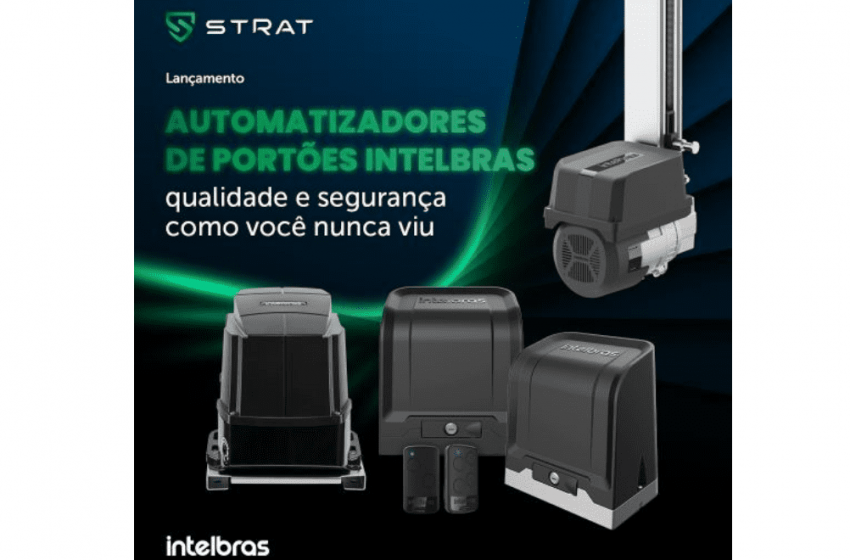  Intelbras entra em novo segmento de mercado com lançamento de automatizadores de portão