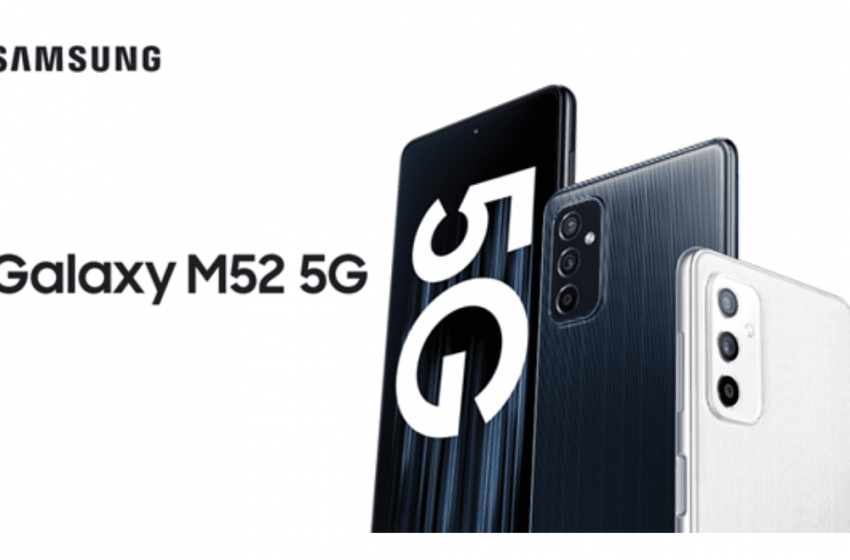 Galaxy M52 5G chega ao Brasil