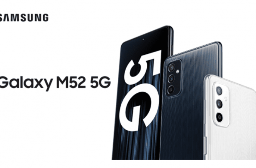  Galaxy M52 5G chega ao Brasil