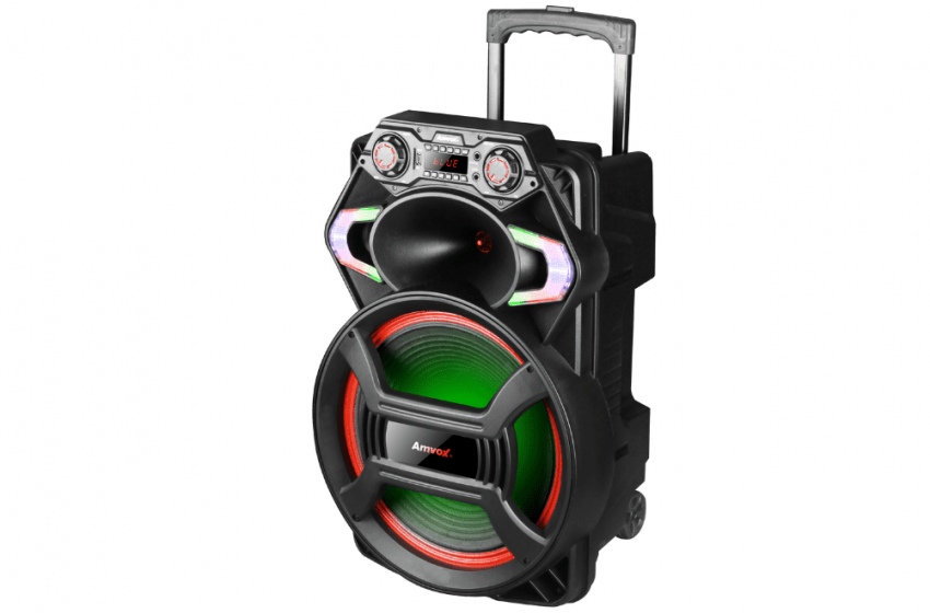 Amvox lança caixa de som com potência de 800 Watts RMS