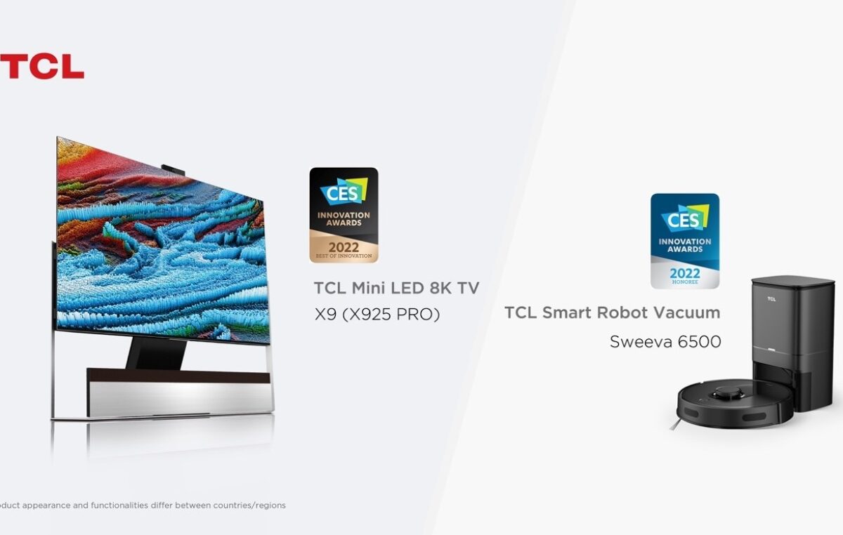 TCL 8K OD Zero Mini TV LED e Smart Home Appliance recebem prêmios de inovação CES 2022