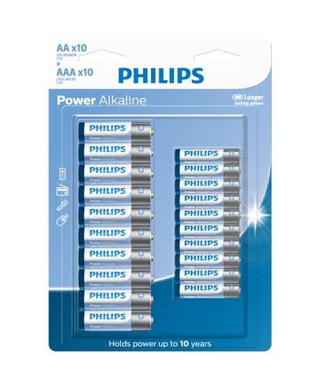 Grupo TPV assume linha de pilhas, baterias e carregadores da Philips