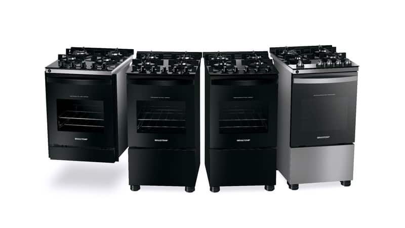 Brastemp apresenta sua nova linha de fogões 4 bocas com mesa de vidro