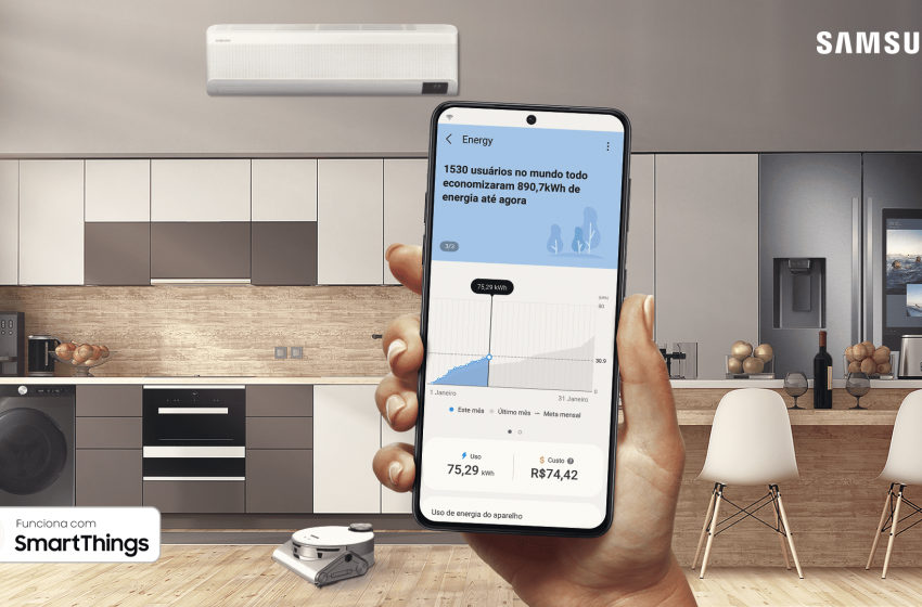 Samsung Brasil anuncia função que ajuda o consumidor a monitorar e gerenciar consumo de energia