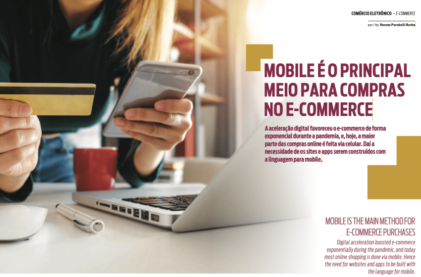  Mobile é o principal  meio para compras  no e-commerce