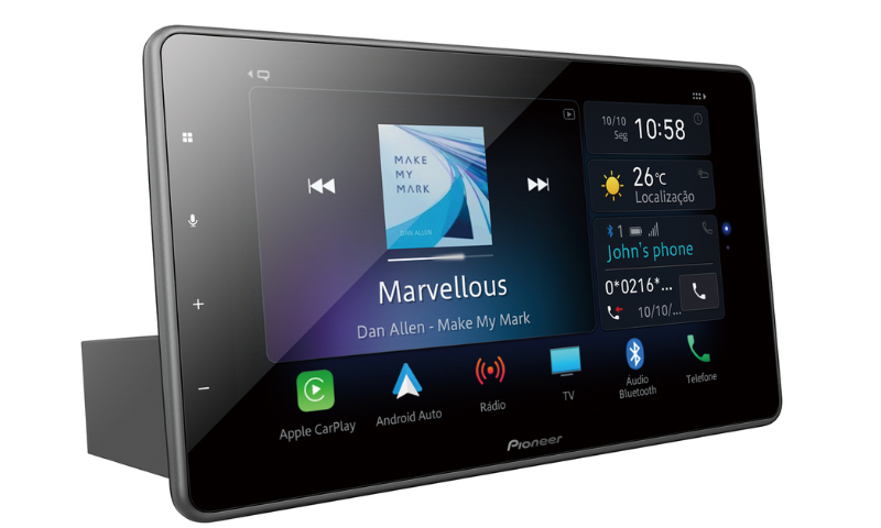 Pioneer apresenta multimídia premium com tela ampla de 9” e recursos avançados de conectividade