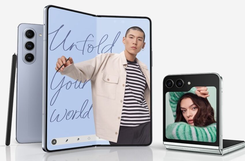Samsung Galaxy Z Flip5 e Galaxy Z Fold5: proporcionando flexibilidade e versatilidade