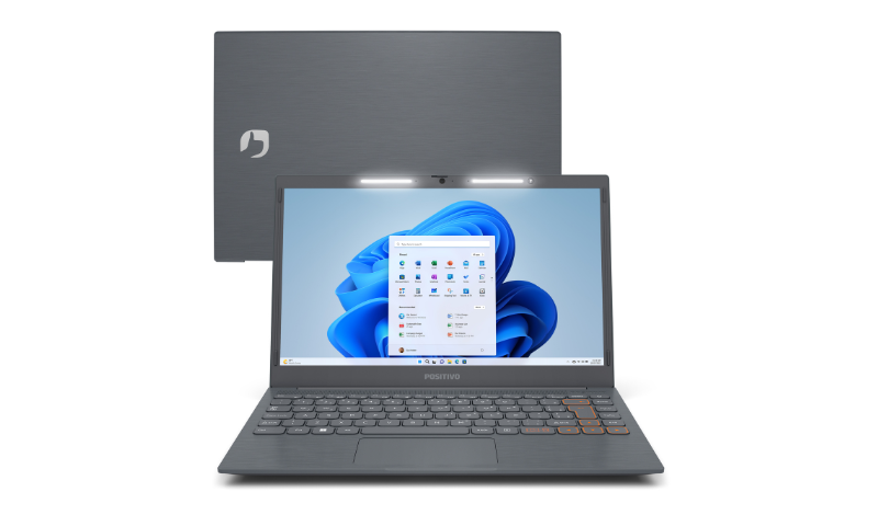 Positivo apresenta linha de notebooks com barras em LED, smart touch e tecla link de sincronização com smartphones