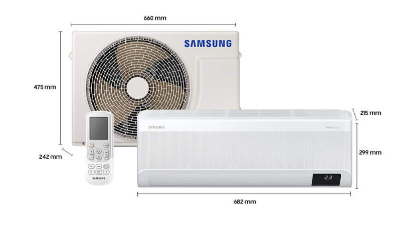 Novo ar-condicionado WindFree Slim Connect da Samsung combina alta performance com design mais compacto