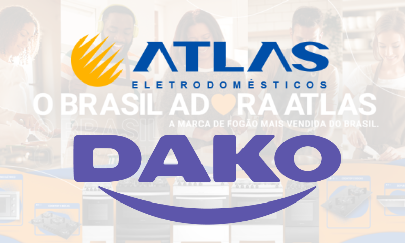 Rebranding em eletrodomésticos: marcas Atlas e Dako ganham novas identidades visuais