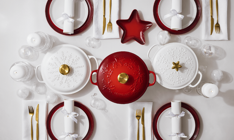 Le Creuset anuncia lançamentos exclusivos para o Natal 2024
